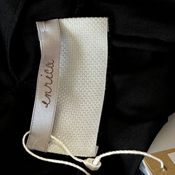 ENRICA black maxi dress Made in Japan one size fits all NWT - Picture 6 of 11